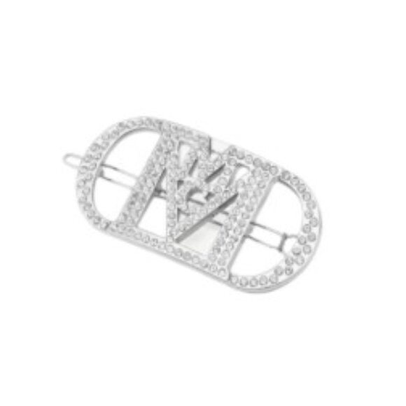MCM Silver Moda Travia Swarovski Hair Pin - Picture 1 of 6